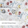 100% Polyester Sheer Digital Printed Curtain, Multicolor
