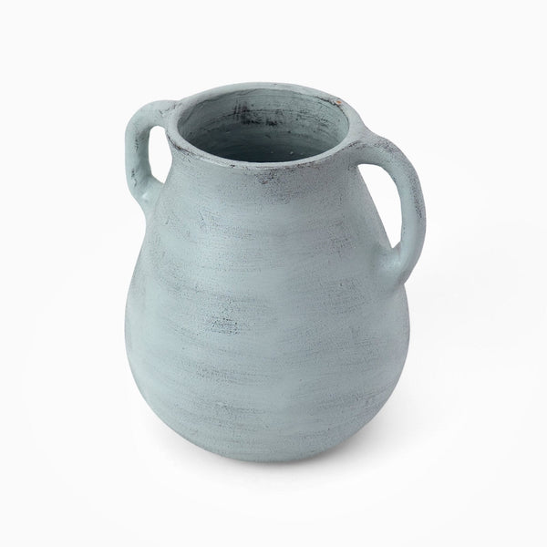 Warm Earth Terracotta Vase- Mint