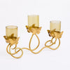 Metal Butterfly Tea Light Holder, Gold