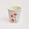 VM Collection Ceramic Handpainted Flower vase, Multicolor
