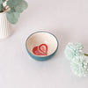 Fabled Fid Hand Painted Small Bowl Set of 2
