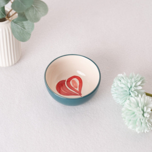 Fabled Fid Hand Painted Small Bowl Set of 2