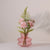 Rose Orb Glass Vase- Pink