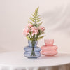 Rose Orb Glass Vase- Pink