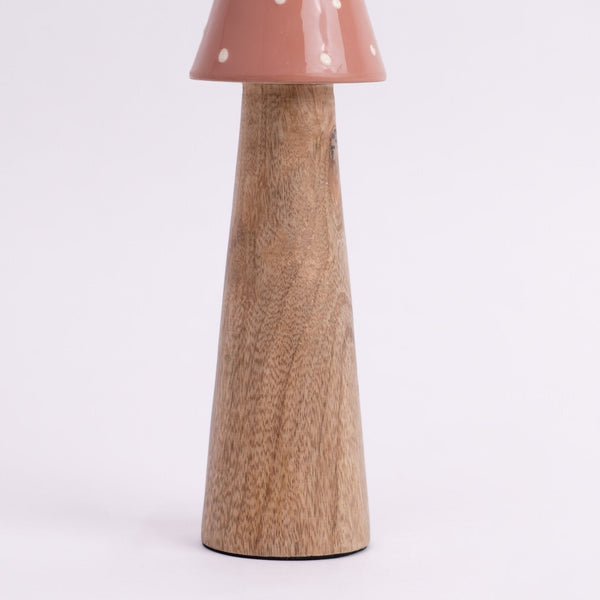 Blush Mushroom Centerpiece- Pink & Brown