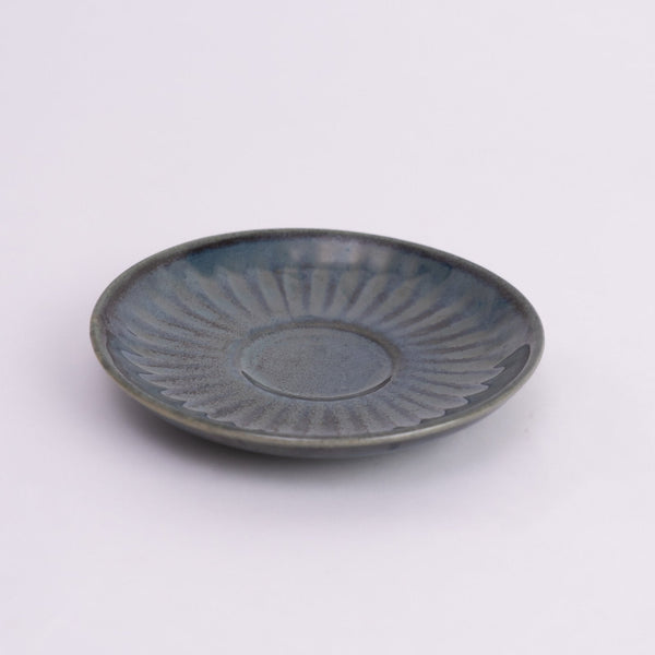 Noble Blue Ceramic Cup & Saucer- Blue