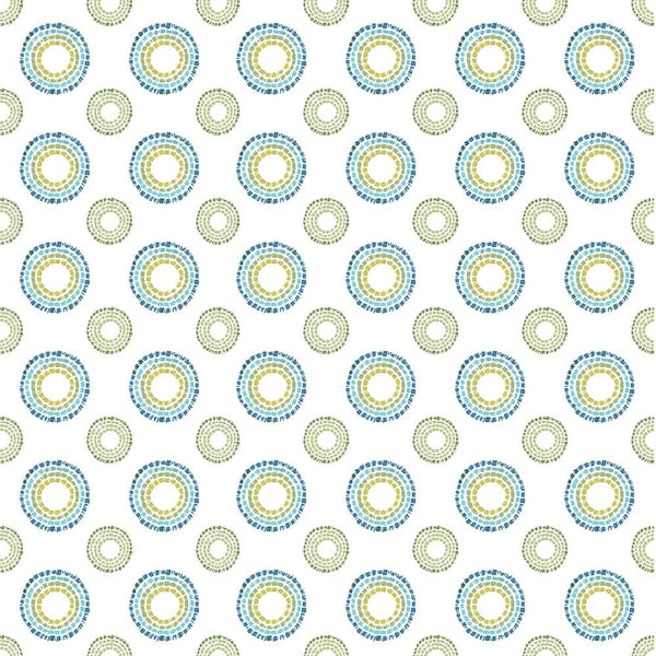 Radiant Circles 100% Cotton King Bedsheet, 144 TC