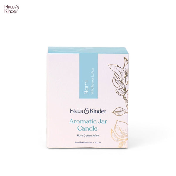 Nami Candle with White Frosted Jar 200 gm
