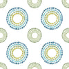 Radiant Circles 100% Cotton Double Bedsheet, 144 TC