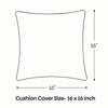 Mother's Day 100% Cotton Digital Printed Cushion Covers, Pack of 3