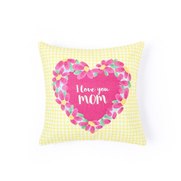 Mother's Day 100% Cotton Digital Printed Cushion Covers, Pack of 3