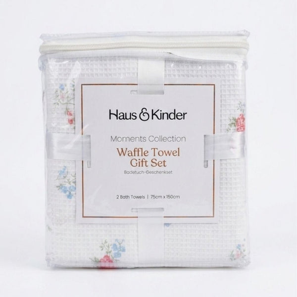Moments 100% Cotton Waffle Bath Towel
