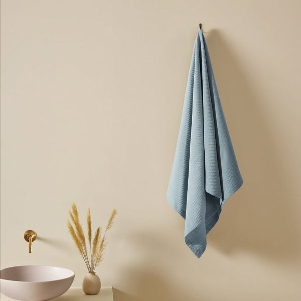 Moments 100% Cotton Waffle Bath Towel