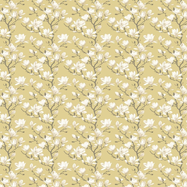 Golden Bloom Trellis 100% Cotton King Bedsheet, 144 TC