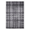 Grey Stripe Printed Reversible Flannel AC / All season Blanket - Double