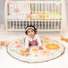 Buttercup Bloom 100% Cotton poplin Baby Activity Mat 0- 2 years