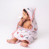 Scarlet On adventure Cotton Muslin Terry Hooded Towel 0- 12 Months