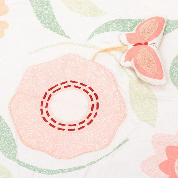 Buttercup Bloom 100% Cotton poplin Baby Activity Mat 0- 2 years