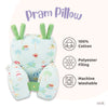 Sunny Citrus Splash 100%Cotton Pram Pillow cum Baby Seat 6-9 months