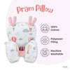 Tiny Journeys 100% Cotton Pram Pillow cum Baby Seat 6-9 months