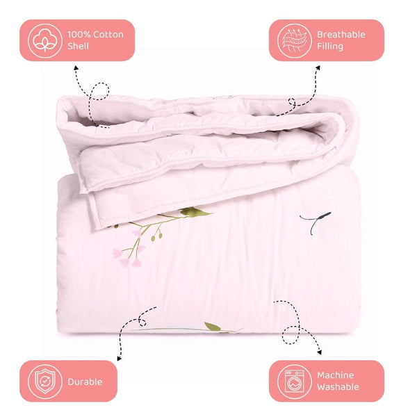 Butterfly Garden 100% cotton Kids Quilt
