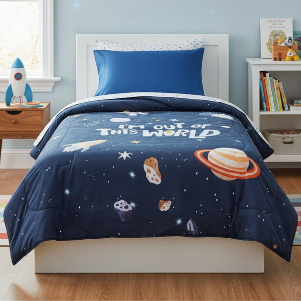 Spacewalk 100% cotton Kids Quilt