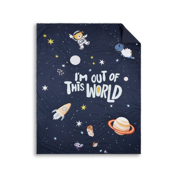 Spacewalk 100% cotton Kids Quilt