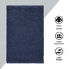 Pebblyn Popcorn Doormat, Dark Blue