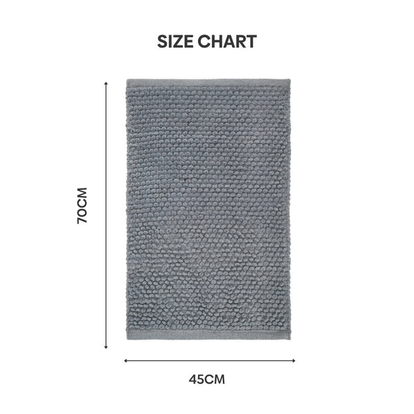 Pebblyn Popcorn Doormat, Grey
