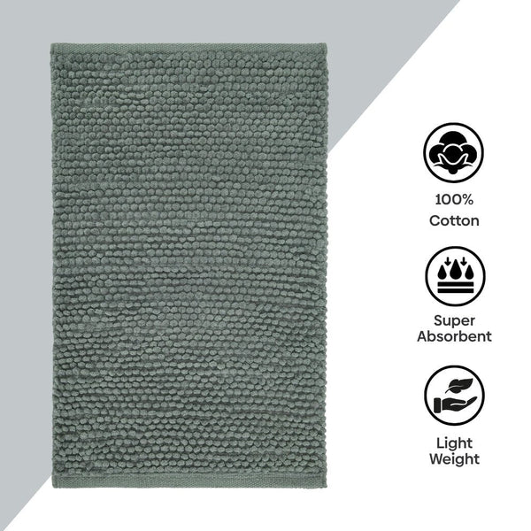 Pebblyn Popcorn Doormat, Sage Green