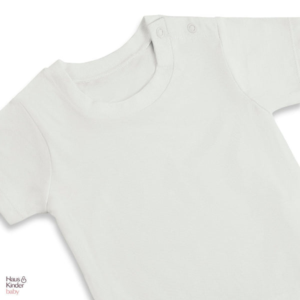 Baby Dungree with T-shirt- Blue & White