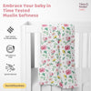 Bloom buddies Collection 100% Cotton Muslin Swaddle Pack of 2