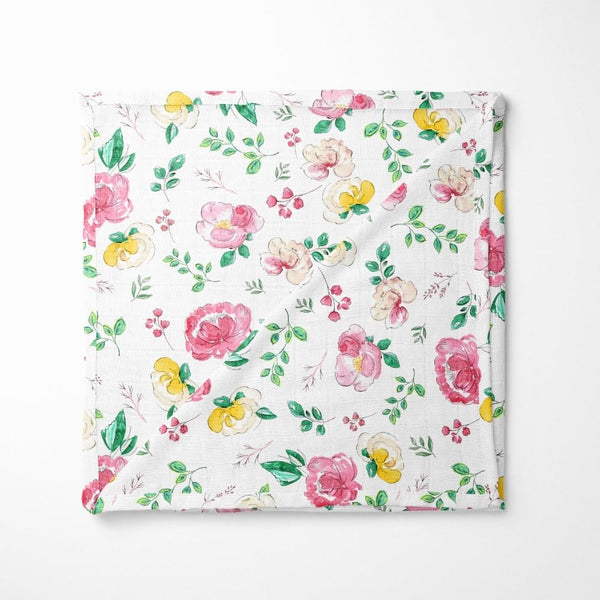 Bloom buddies Collection 100% Cotton Muslin Swaddle Pack of 2