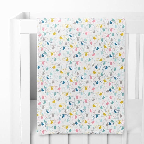 Seashell Collection 100% Cotton Muslin Swaddle Pack of 2