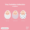 Tiny Twinkles 100% Cotton Muslin Swaddles 0 to 3 Months, Pack of 3
