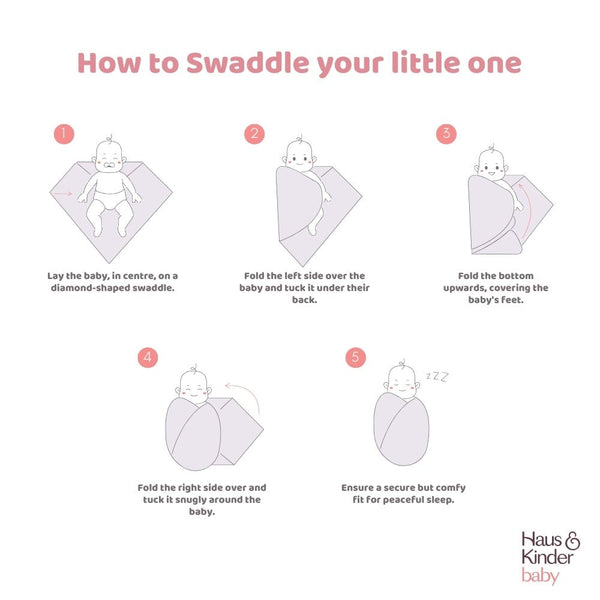 Tiny Twinkles 100% Cotton Muslin Swaddles 0 to 3 Months, Pack of 3