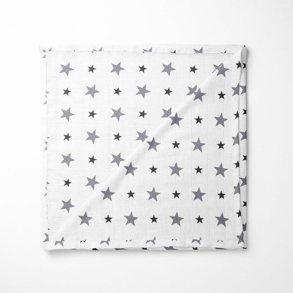 Tiny Twinkles 100% Cotton Muslin Swaddles 0 to 3 Months, Pack of 3