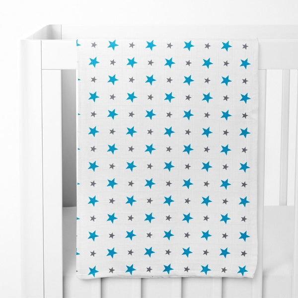 Sunny Skies 100% Cotton Muslin Swaddles 0 to 3 Months, Pack of 3