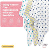 Sunny Skies 100% Cotton Muslin Swaddles 0 to 3 Months, Pack of 3