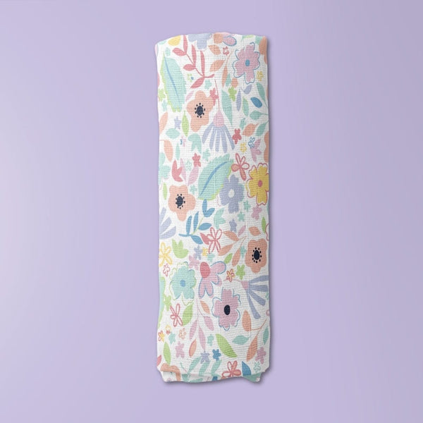Ditsy Bloom Collection Muslin Swaddle