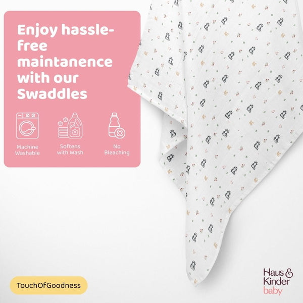 Bloomingtail Collection Muslin Swaddle