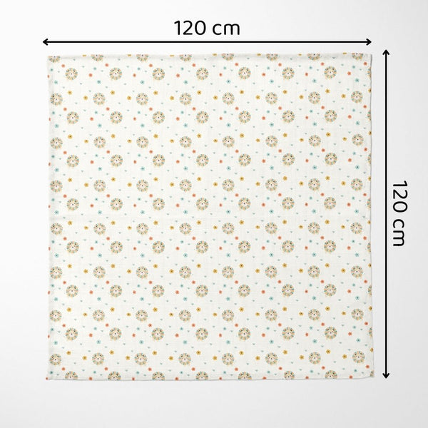 Lion's Garden Collection Muslin Swaddle