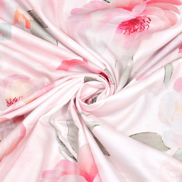 Tencel 300 TC Bedsheet Fleur Elysee, Multicolor