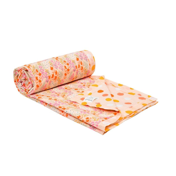 Kawai Bloom Reversible AC Blanket - Pink
