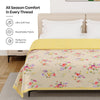 Rose Kobai Reversible AC Blanket - Brown