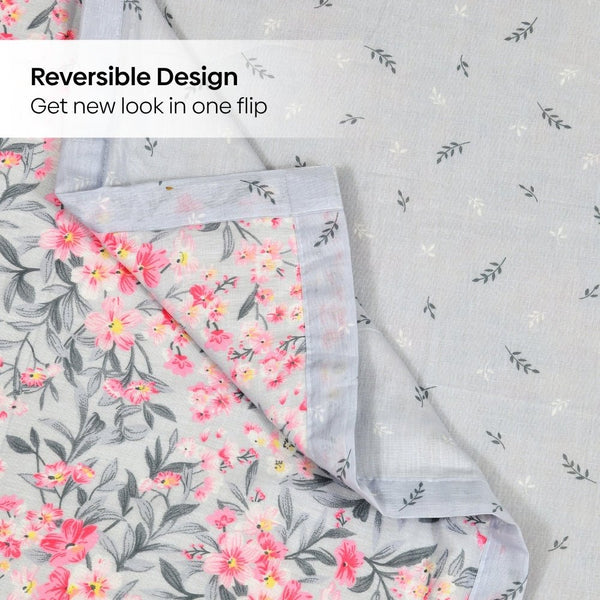 Sakura Whisper Reversible AC Blanket - Grey