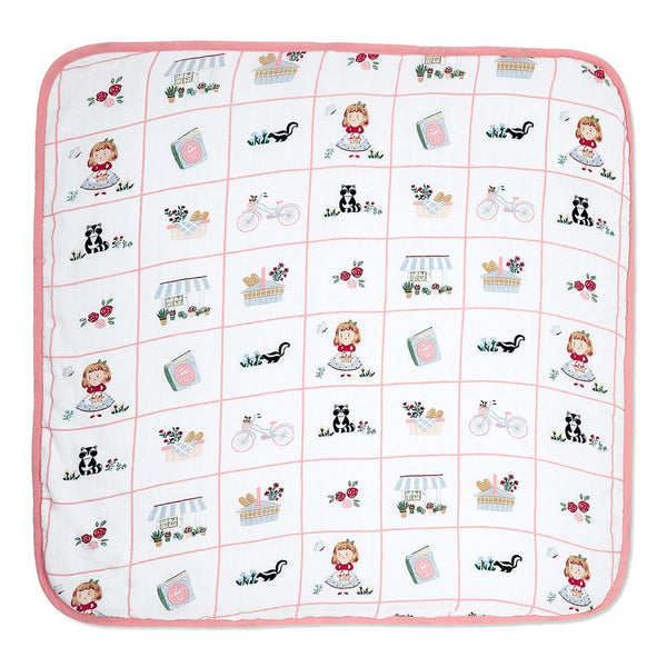 Scarlet On adventure Cotton Muslin Terry Hooded Towel 0- 12 Months