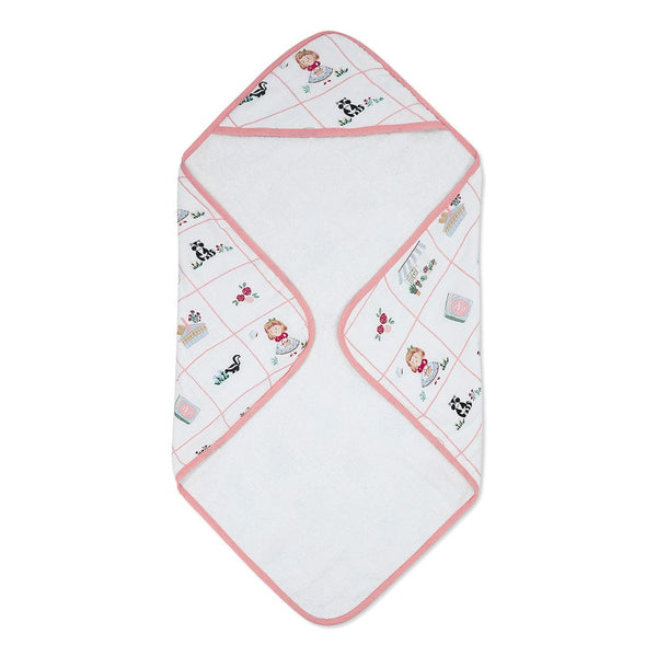 Scarlet On adventure Cotton Muslin Terry Hooded Towel 0- 12 Months