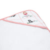 Scarlet On adventure Cotton Muslin Terry Hooded Towel 0- 12 Months