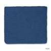 Ocean Ink Knitted, Throw Blue